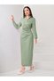 Rochie maxi, verde - 6
