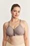 Wireless Snap-On Gathering Bra Cc897 Mink - 4