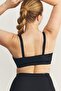 Wireless Snap-On Gathering Bra Cc898 Black - 4