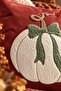 Punch Embroidered Throw Pillow Cover - 43*43 cm - Pumpkin - Pnk001 - 2