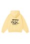 Boy's Oversize Hoodie Sweatshirt Day in Nyc Printed Yellow – Hooded, Pocketed, 3 Thread Fleece - 7