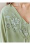 Rochie maxi, verde - 7