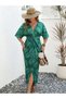 Rochie maxi, verde - 4