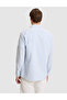Blue Regular Fit Striped Long Sleeve Shirt 50331443-Vr036 - 5