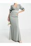 Rochie maxi, verde
