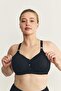 Wireless Snap-On Gathering Bra Cc897 Black - 3