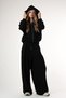 Women's Elastic Waist Tie with 3 Strands of Thread, Loose-Legged Trousers Cty-Abr-9082 - 5