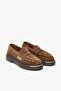 Ophira Sigaro Suede Leather Loafer with Piercing Detail - 3