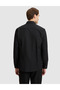 Black Slim Fit Textured Long Sleeve Shirt 50333820-Vr046 - 5