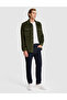 Dark Khaki Comfort Fit Long Sleeve Shirt 50317525-Vr111 - 4