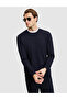 Navy Blue Regular Fit Sweatshirt 50331623-Vr033