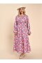 Rochie maxi, mix culori - 4