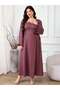 Rochie maxi, roz - 3