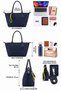 Vx-028 Women's Daily Waterproof Daily Shoulder Bag Navy Blue - 5
