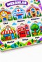 Mechanisms Themed Educational Puzzle Board with 6 Figures Children's Puzzle 27X18 cm 3 mm Mdf - 6