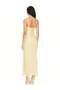 Rochie maxi, galben - 2