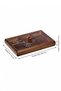 6-Compartment Rectangular Acacia Breakfast Snack Bowl Multi-Functional Serving Tray - 5