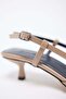Women's Pointed Toe Short Heeled Shoes - 7