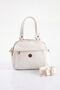 Vx-1431 Women's Faux Leather Adjustable Cross Strap Smart Casual Shoulder and Hand Bag White - 2