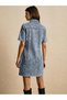 Rochie de blugi, albastru - 3