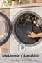 Mirena Anthracite 2-Piece Bathroom Mat Set 80X150 50X60 Non-Slip Base Soft Machine Washable - 2