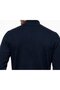 Men's Diamond Patterned Half-Zipper Stand Collar Knitted Sweater - 4