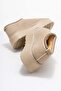 High-Sole Short Mini Boots Beige Brown - 3