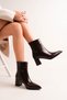 Aseli̇m Women's Heel Boots for Daily Use Heel Height 6 cm - 2