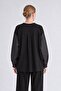 Two thread thin sweatshirt black - 4