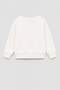 Unisex Kids' Cotton Crew Neck Sweatshirt with Printed Back - 4