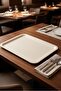 10-Piece Polypropylene Tray 37*53 Non-Slip Self-Service Tray, Cafe, Restaurant, Diner, Hotel, Tea Garden - 5