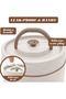 304 Stainless Steel Thermal Lunch Bucket,3 Separate Food Containers,6H Heat Retention,Leakproof Portable Insulated Lunch Box - 4