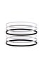 Women's Black Mini Elastic 6-Piece Hair Band 1389932 - 2