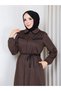 New Season Trend Young Design Stylish Quality Medium Thickness Unlined Elastic Sleeves Baby Collar Winter Coat - 3
