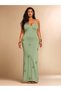 Rochie maxi, verde - 5