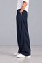Men's Long-Leg Oversize Navy Blue Fabric Trousers S-12Xl - 3