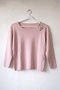 Pink Pool Collar Long Sleeve Casual Knit Sweater with Collar Buckle 60 58 - 2