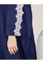 Rochie midi, albastru - 3
