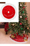 48 Inch Large Christmas Tree Skirt Xmas Soft Cover Mat Decor Snowflake Collar Farmhouse Tree Skirt for Holiday Ornaments Party Home Indoor Decorations