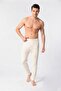 3-Pack Cream Color Cotton Men's Underwear - 1. Quality Interlock Fabric Winter Long Johns - Special Manufacturing Sleep Band with Gift - 3