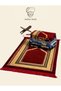 5 Pieces Velvet Şpinger Prayer Rug 400 Grams Mixed Color Gift Mevlut Prayer Rug - 3