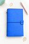 3-Compartment Faux Leather Notebook – Elasticated |   9 Color Options