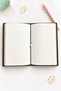 3-Compartment Faux Leather Notebook – Elasticated |   9 Color Options - 2