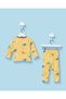 Infant Boys Yellow Animal Print 2 Piece Pyjama Set - 4