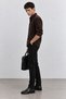 Slim Corduroy Regular Men's Shirt |   Mew124814-01 - 3