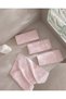 Ligne Set of 4 100% Cotton Hand Towels - Powder - 3