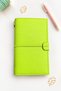 3-Compartment Faux Leather Notebook – Elasticated |   9 Color Options