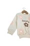 Baby Girl Floral Printed 1-2-3-4 Years Old Seasonal 2 Thread Top and Bottom Stylish Set - 3