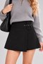 Women's High Waist Belt Detailed Mini Shorts Skirt Cty-Abr-0041 - 4