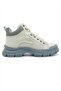 Fadeli̇m Gray Rubber Thick Sole Lace-Up Sports Boots - 2
